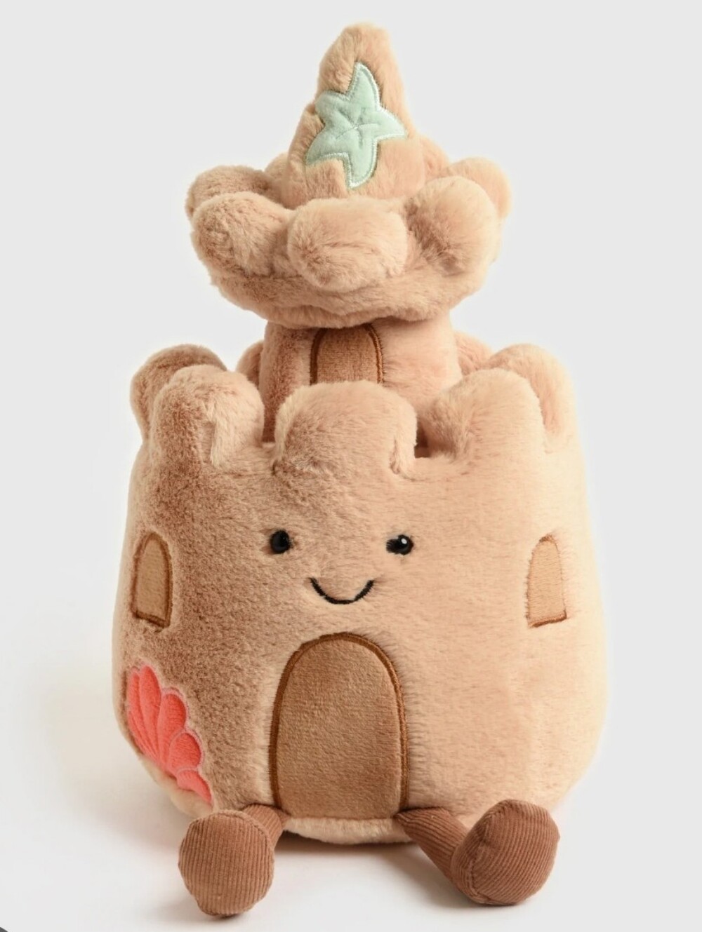 JellyCat Amuseables Saint Bernard Sand Castle Plush